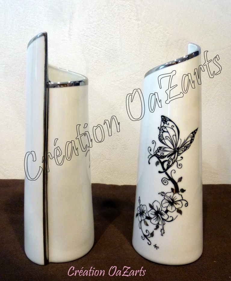 vases papillons hibiscus 2
