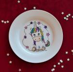 Assiette licorne