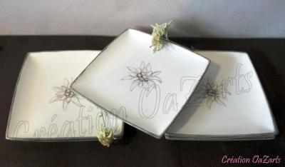 Fb assiettes edelweiss