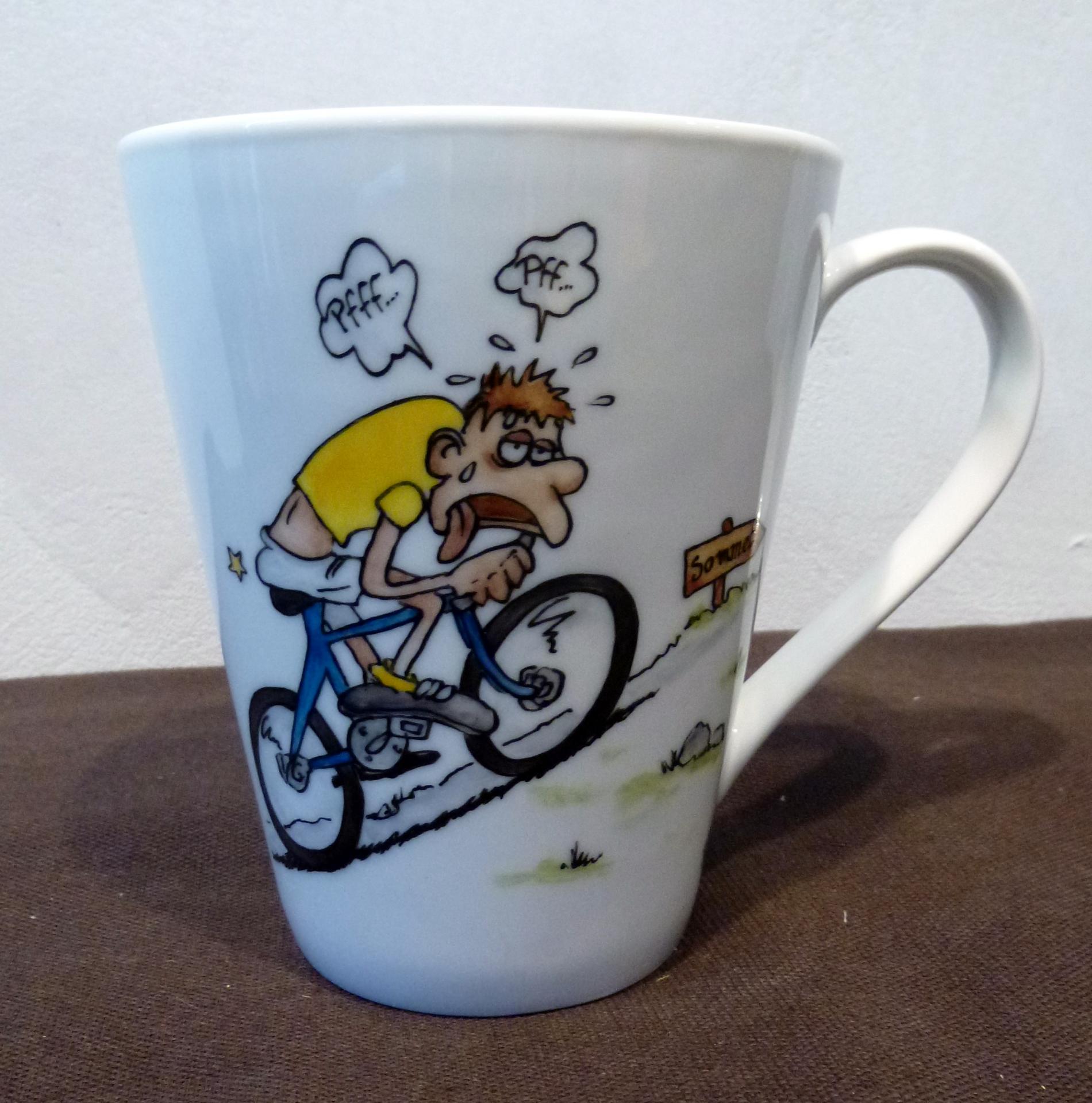 Mug cycliste grimpe 3